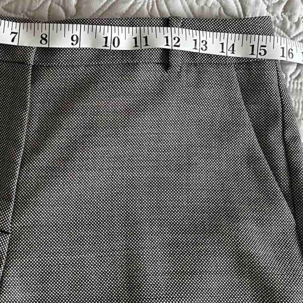 TALBOTS Women"s Gray Dress Pants Sz 8P Stretch Straight Leg size 8P - Picture 7 of 12